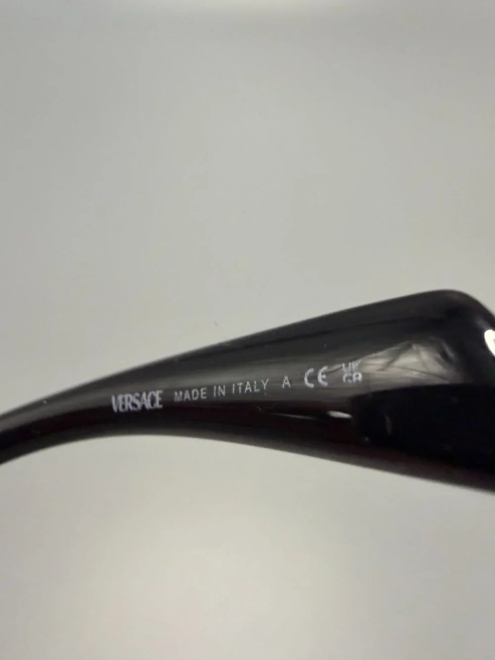 Versace VE3337 GB1 Black Gold Eyeglass Frames 53-15-140 New Demo